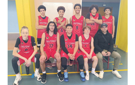 Les Minimes garçons au pied du podium