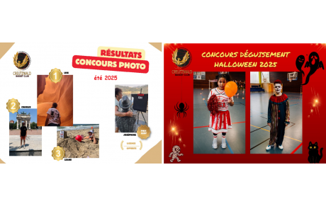 Résultats des concours PHOTO
